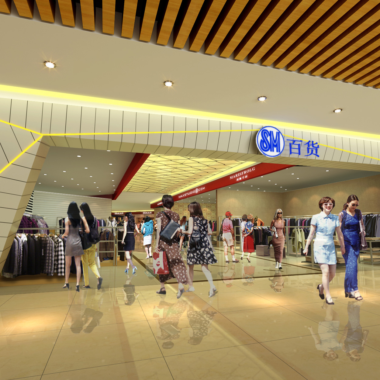 淄博盛名吉成百貨有限公司監(jiān)控、背景音樂、綜合布線項(xiàng)目